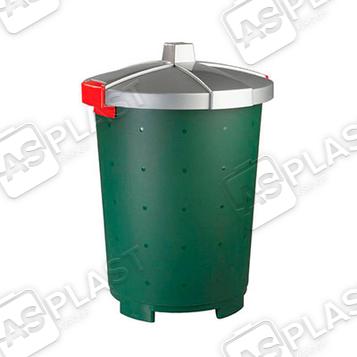 Бак для мусора 45 литров - цвет зеленый